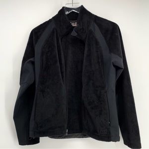 REI women’s Full Zip Black Fleece Jacket Size Small